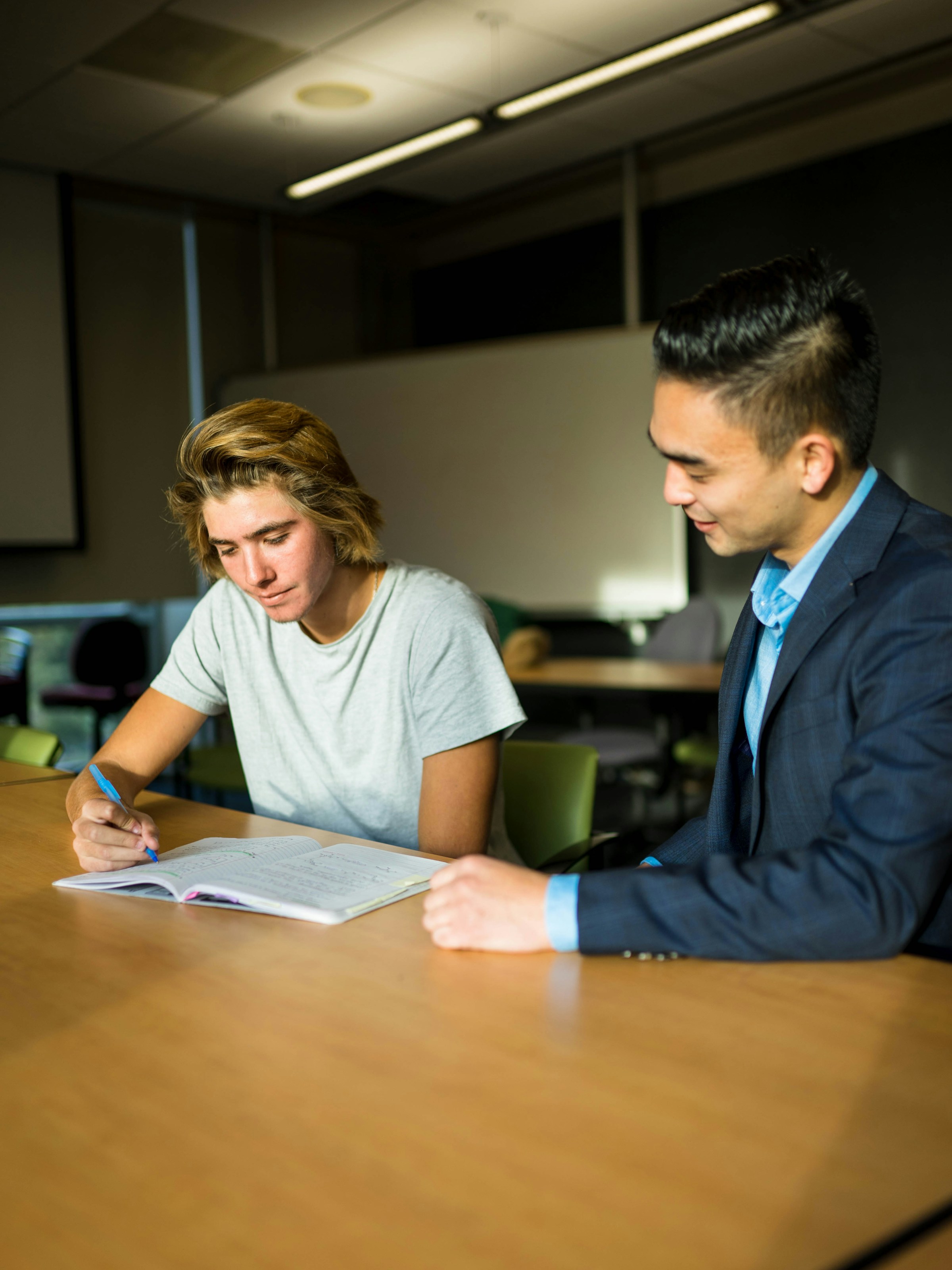 Student focused on advanced studies